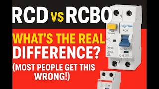 RCD vs RCBO: The Ultimate Showdown!