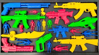 Membersihkan Nerf Shotgun, Assault Rifle, AK47, Sniper Rifle, M16, Carnage, Hulk vs Spiderman, Joker