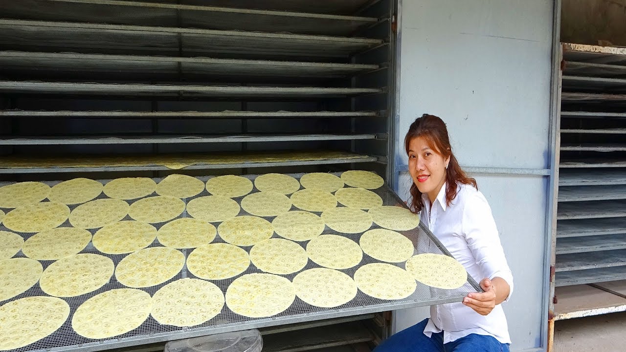 THĂM QUAN NƠI LÀM BÁNH TRÁNG SƠN ĐỐC /GBMT tap 228