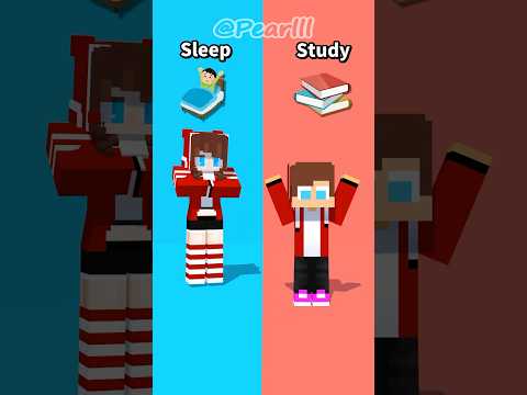 JJ kid Home or School - MAIZEN Minecraft Animation #shorts