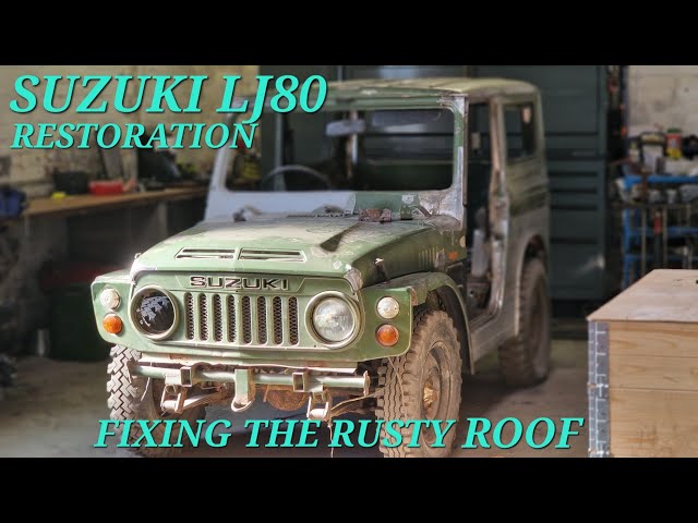 Abandoned Suzuki Restoration Part 31 - Fixing The Rusty Roof - YouTube