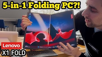 Lenovo ThinkPad X1 Fold Transforms Into FIVE Device Modes!