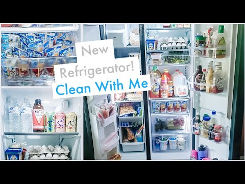 NEW REFRIGERATOR | GROCERY HAUL | DEEP CLEAN WITH ME - YouTube