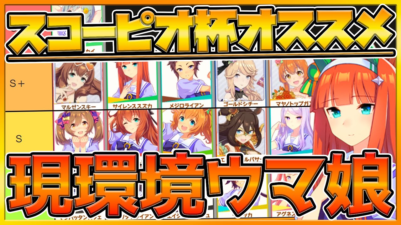 ウマ娘 育成する前に スコーピオ杯オススメ 環境ウマ娘 実際の勝ちレース展開 強み 必要条件について徹底解説 逃げ 先行 差し 追込 天皇賞秋 初心者向け 11月2日時点 プリティーダービー Youtube
