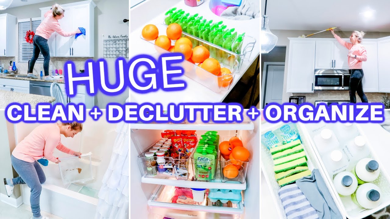 *EXTREME* CLEAN + DECLUTTER + ORGANIZE WITH ME | SPEED CLEANING ...