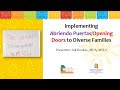 Implementing Abriendo Puertas Opening Doors To Diverse Families mp3