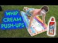 Whip Cream Push-up Challenge