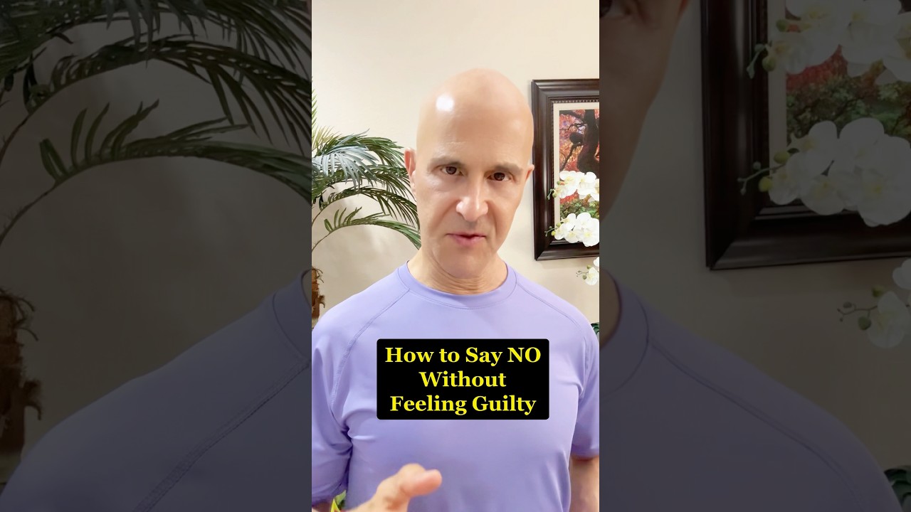 How to Say NO Without Feeling Guilty #drmandell #no #guilty #stress