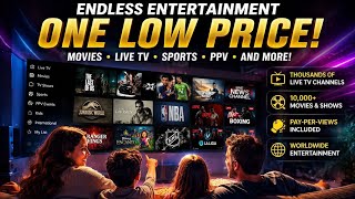 Watch All Of Your Favorite TV And Streaming Channels For One Low Price! | Limited Time Offer 