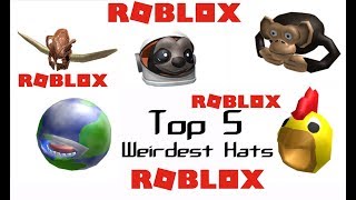 Top 5 Weirdest Hats On Roblox