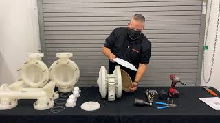 How to Disassemble a 2 in. Bolted Plastic AODD Pump