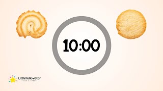 Butter Cookie Calm Timer – 10 Minutes Countdown Timer With Gentle Music | Kids Classroom Timer screenshot 3
