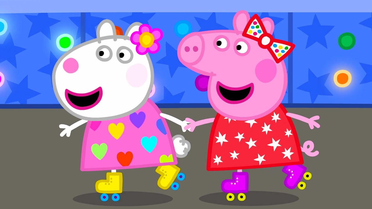 Peppa Adora a Roller Disco! 🪩 Diversão de Patins 🛼 | 30 Mins | Peppa Pig em Português Brasil