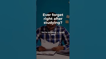 Why You Forget After Studying @BitsizeFacts101 #psychologyfacts #facts #study
