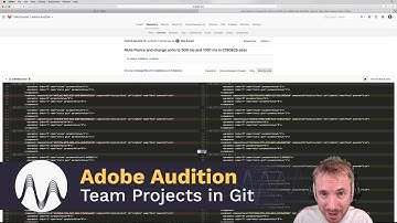 Working on Team Projects in Adobe Audition Using Git