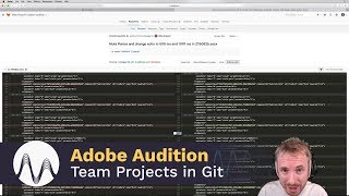 Working on Team Projects in Adobe Audition Using Git