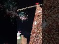 Christmas tree and fireworks in the city Nazareth in December 2020 Салют и новогодняя елка Назарет