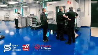 Space Park Leicester • Haas 5-Axis UMC-500 installation • Timelapse