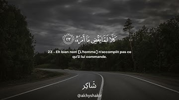 Sourate 'Abasa | Mahdi Ash-Shishani سورة عبس