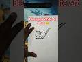 Black and White Art Ideas | How to Draw a Cat 🐱 Easily | Simple Drawing Tutorial #Shorts