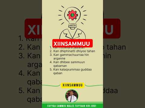 Kan Hawaasummaa Dheessan Xiinsammuu Fayyaasammuu