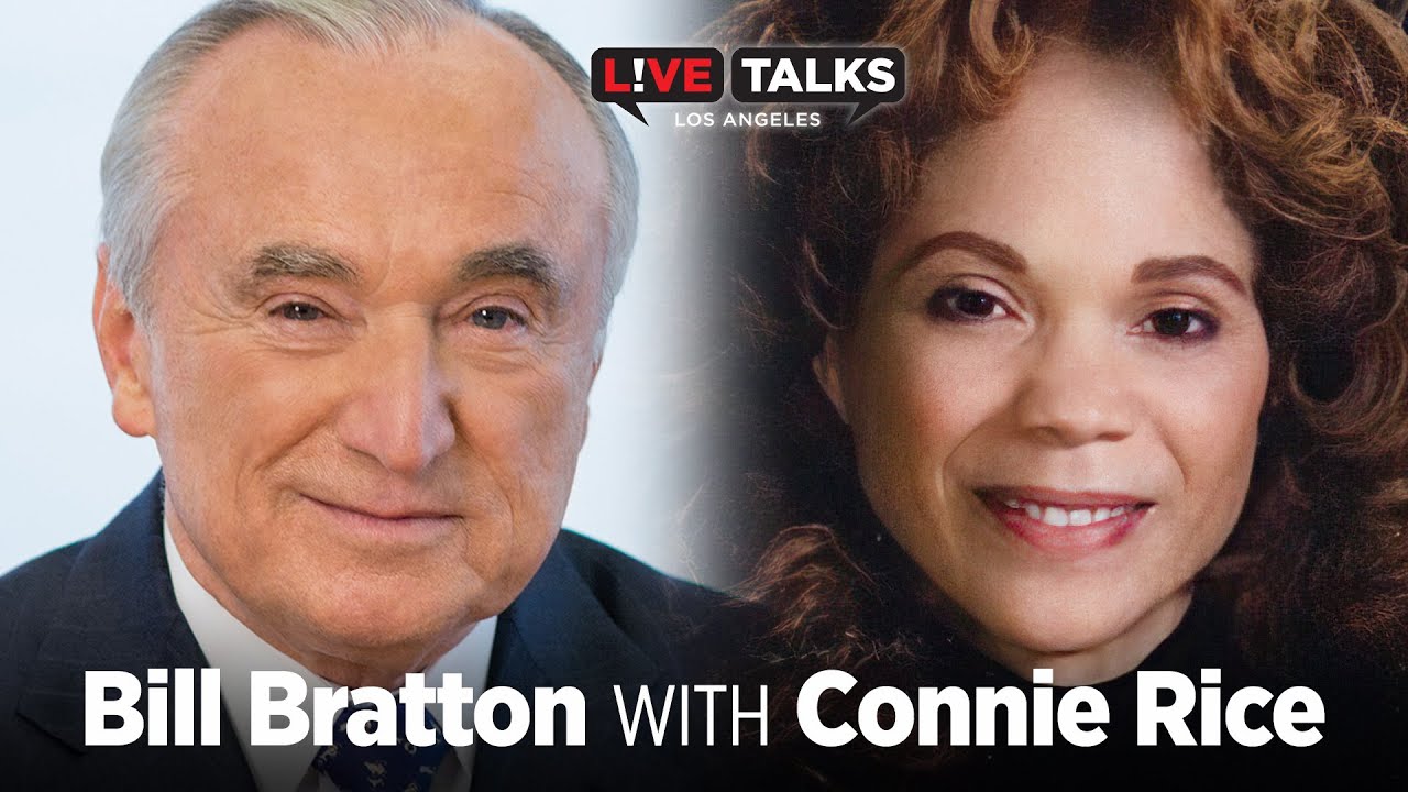 Bill Bratton in conversation with Connie Rice at Live Talks Los Angeles ...