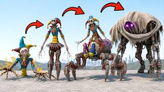 EVOLUTION Of Joy FlashBack Prototype To The Prototype Spider Poppy Playtime Chapter 6 In Garry's Mod