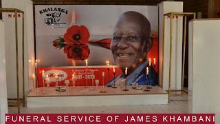 James Khambani Funeral