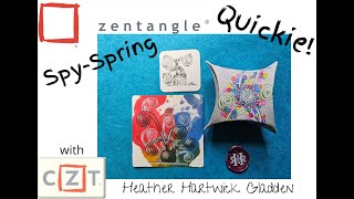 Spy-Spring | Zentangle® Quickie