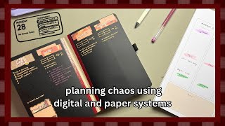 Mixing Paper and Digital Planning in Our Chaotic Lives 📝📱