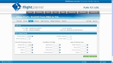 Logbook | iFlightPlanner.com