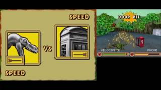 Funny battles: Velociraptor VS Phone Booth