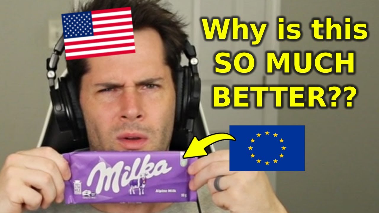 American Tries European Chocolate For the First Time