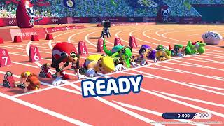 Mario \& Sonic at the Olympic Games Tokyo 2020 100m in 8.233 seconds