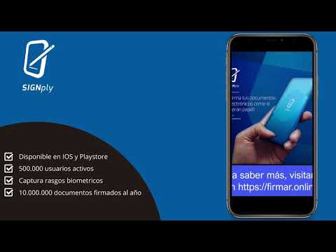 Assine documentos PDF SIGNply