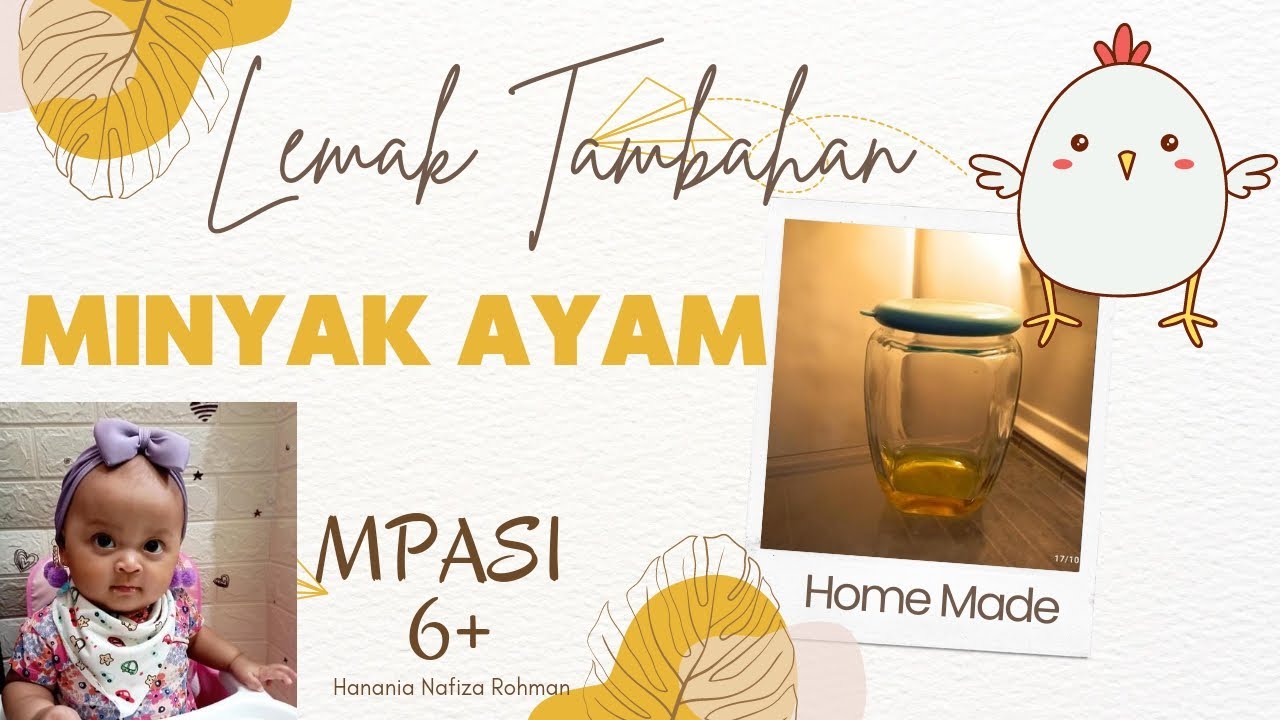 Cara Membuat Minyak Ayam Resep Lemak Tambahan MPASI mpasi resepmpasi