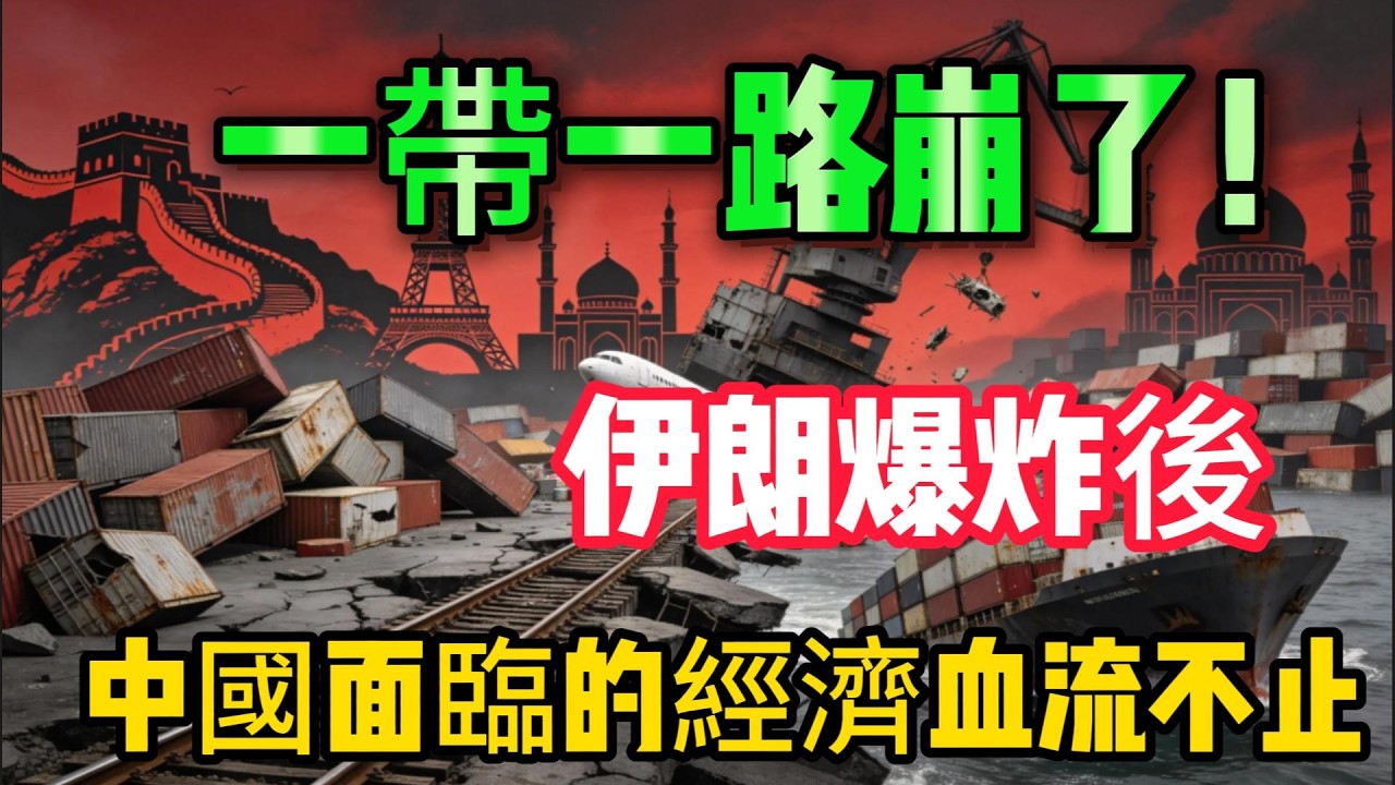一帶一路崩了！伊朗爆炸後，中共戰略網正被撕碎 。2026兩會異常，GDP目標5%實際僅1%