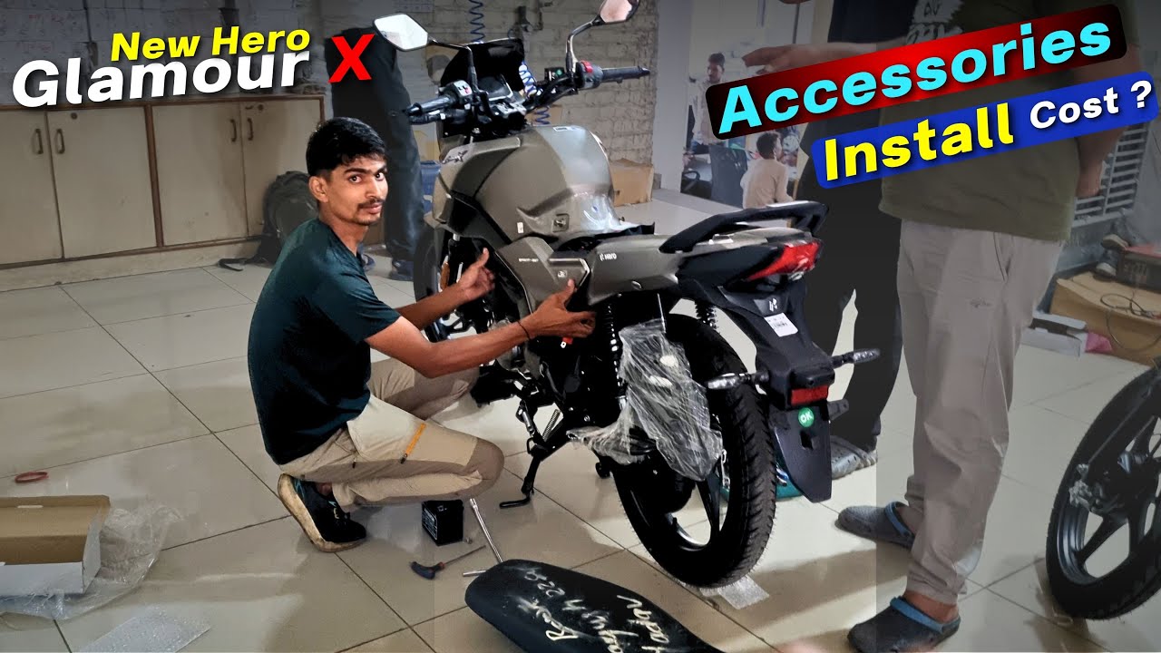 New Hero Glamour X 125 | Full Accessories Installed with Price