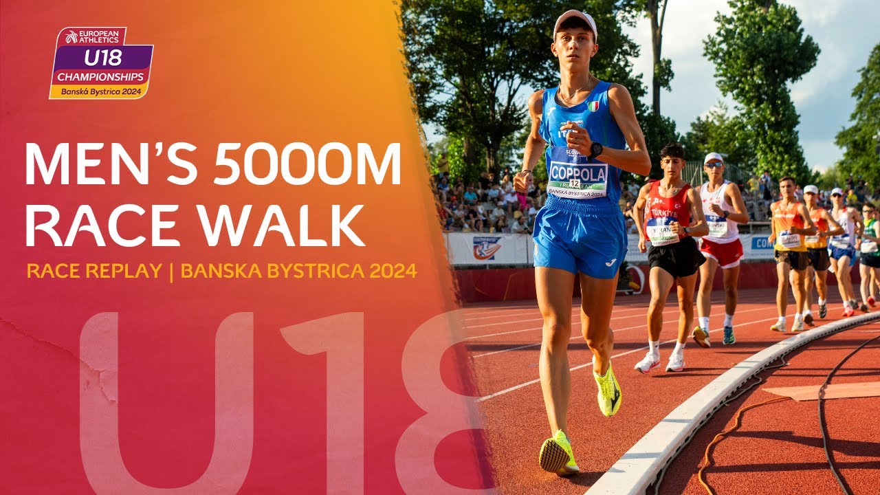 Gold for ITALY! 🇮🇹🥇 Men's 5000m race walk replay | Banska Bystrica 2024