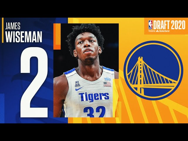 James Wiseman Is Selected #2 In the 2020 NBA Draft! 