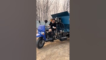 Take a look at the multifunctional manure spreader #tractor tractionManure spreader #manure spreader