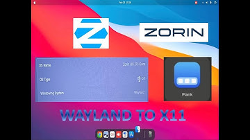 How to fix plank and change Wayland to x11 in Zorin OS
