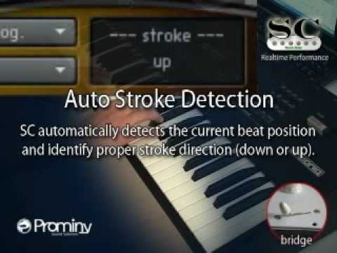 Prominy SC Electric Guitar demo - Pickup Selector and Auto Stroke Detection