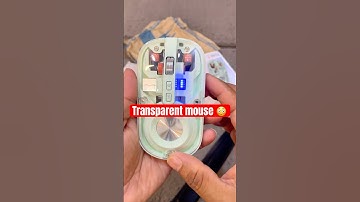 Wireless transparent mouse #wirelessmouse #bluetoothmouse #portronics