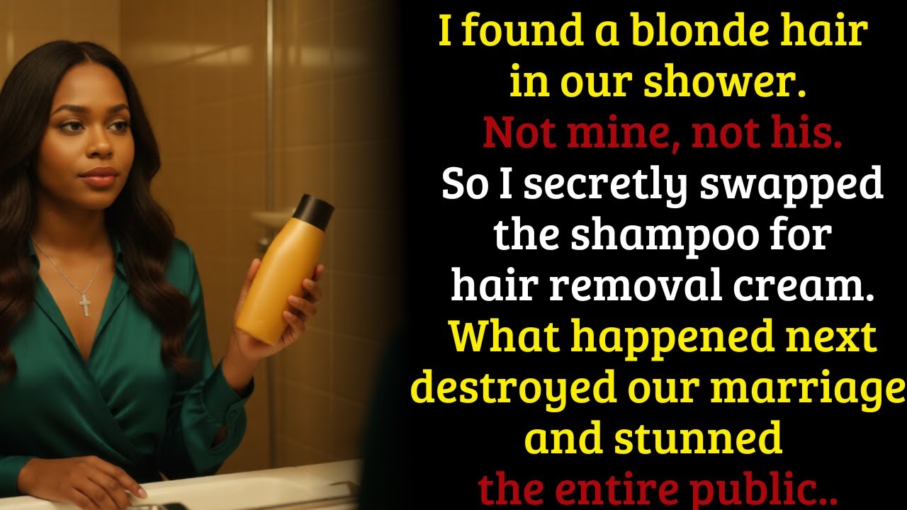 I Swapped the Shampoo… and Accidentally Exposed His Affair