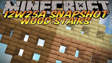 Minecraft Snapshot 12w25a - New Stairs, Redstone on slabs, and TELEPORTATION!