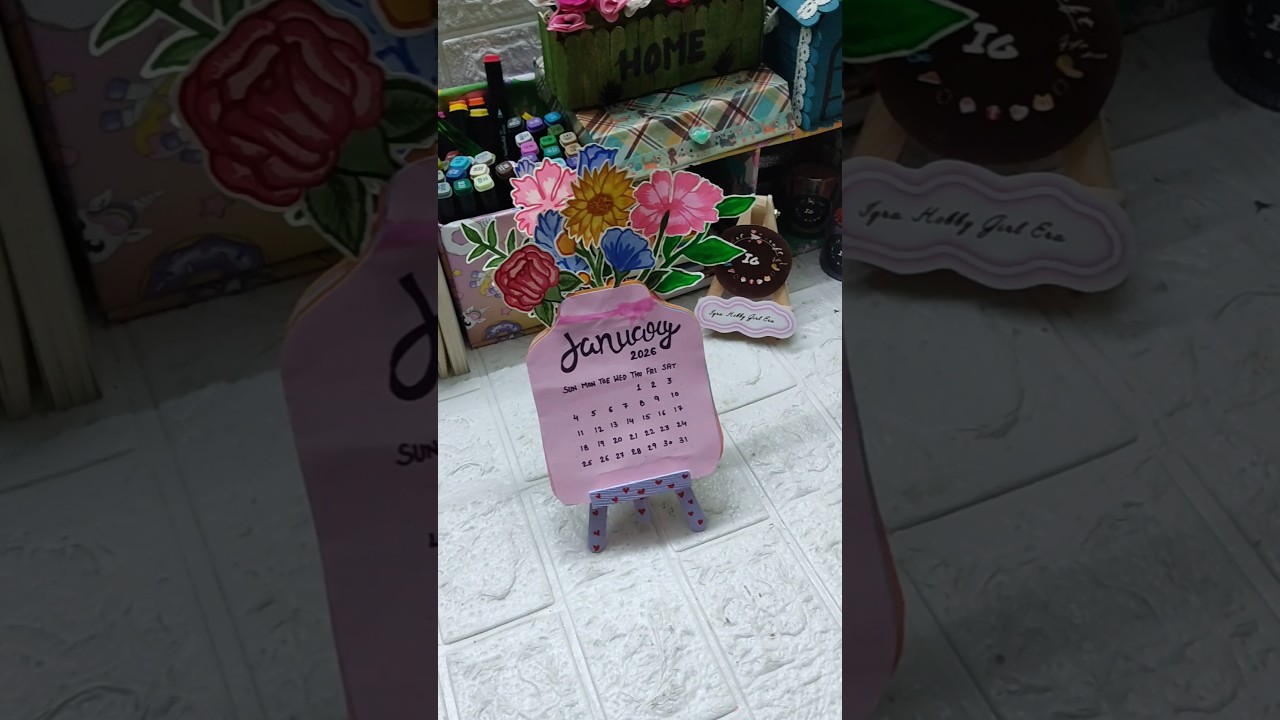 Diy jar calendar 2026 🗓️ 