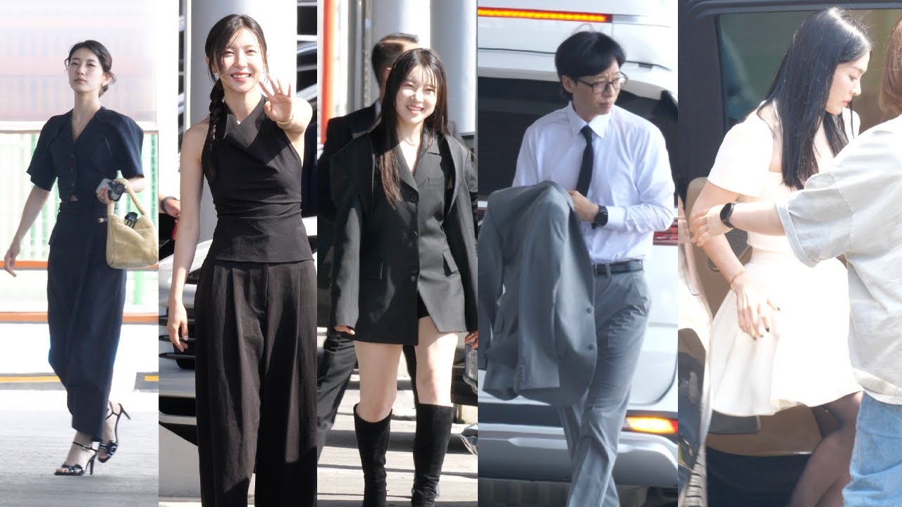 청룡시리즈 어워즈 핸드프린팅 출퇴근 4K Cam. 올 블랙 시크 수지. 화이트 드레스 우아한 송혜교. 댄디 심플 정장 유재석. 앞뒤 반전 블랙 주현영.. /24.06.25/