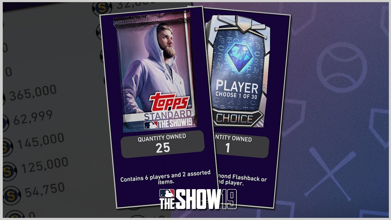 Opening The Show 19 MVP Edition Reward Packs | Two Diamond Pulls!