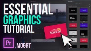 How to use .MOGRT Essential Graphics Typographies in Premiere CC 2018
DOWNLOAD PROJECT: https://goo.gl/nryBw5 How to use .MOGRT Essential Graphics Typographies in Premiere CC 2018